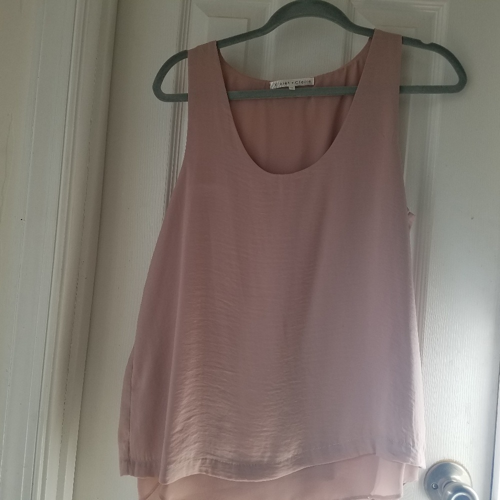 Blush Dress Shirt, M